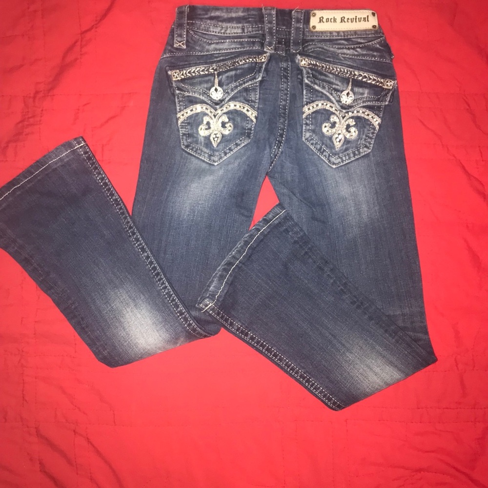 Rock Revival Sasha Flare Jeans Size 24